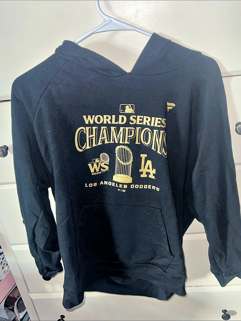Fanatics Los Angeles Dodgers 2024 World Series Champions Pullover Hoodie Size